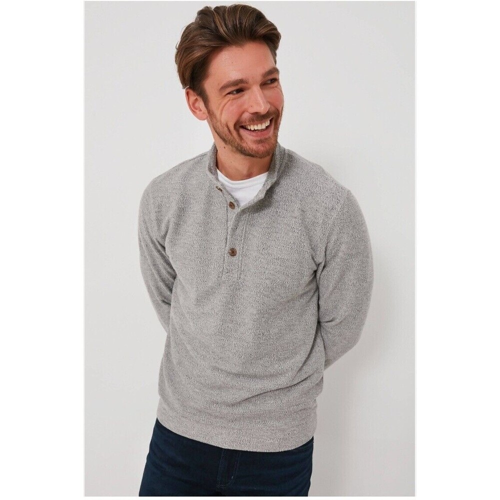 Marine Layer Textured 1/4 Button-Down Pullover Ad… - image 1